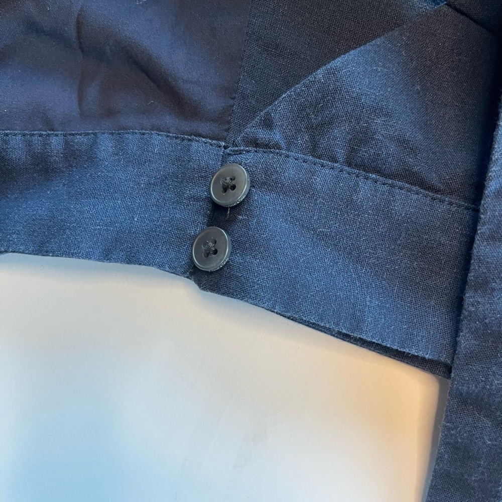 Frank and Oak Navy Wrap Crop Top - Picture 9 of 13